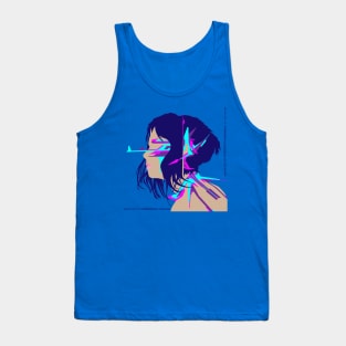 Cyberpunk Girl Tank Top